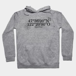 Seattle Contact Information Hoodie